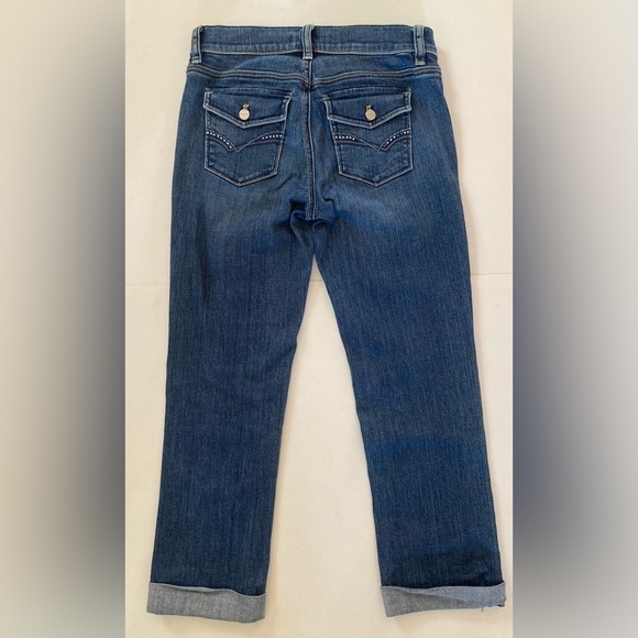 WHBM SLIM CROP JEANS size 0 - Picture 2 of 4